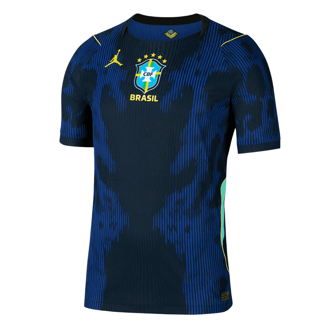Camiseta Auténtica Brazil 2026 Segunda Equipación Copa del Mundo -Versión Jugador