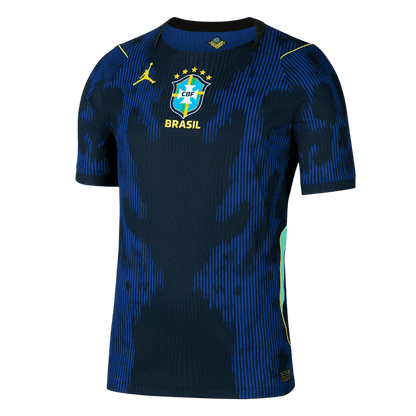 Camiseta Auténtica Brazil 2026 Segunda Equipación Copa del Mundo -Versión Jugador