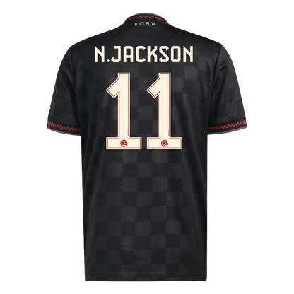 Camiseta N.JACKSON #11 Bayern Munich 2025/26 Tercera Equipación - Versión Hincha