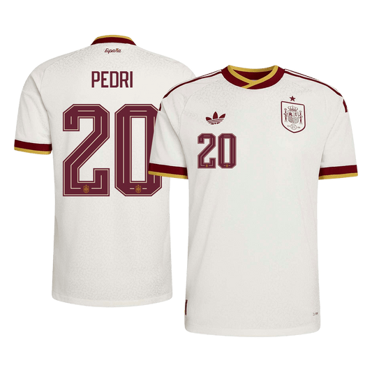 Camiseta Auténtica PEDRI #20 Spain 2026 Segunda Equipación Copa del Mundo -Versión Jugador