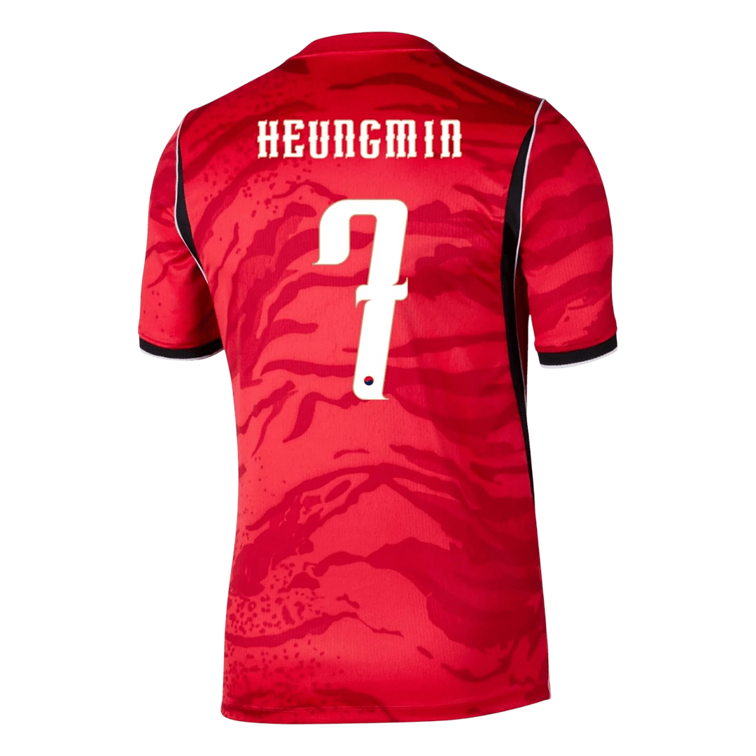Camiseta HEUNGMIN #7 South Korea 2026 Primera Equipación Copa del Mundo - Versión Hincha