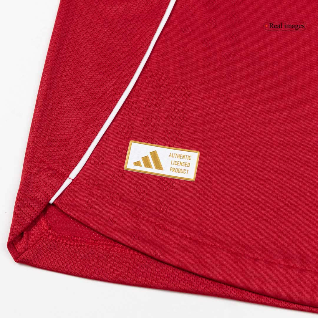 Camiseta Auténtica SZOBOSZLAI #8 Liverpool 2025/26 Primera Equipación -Versión Jugador