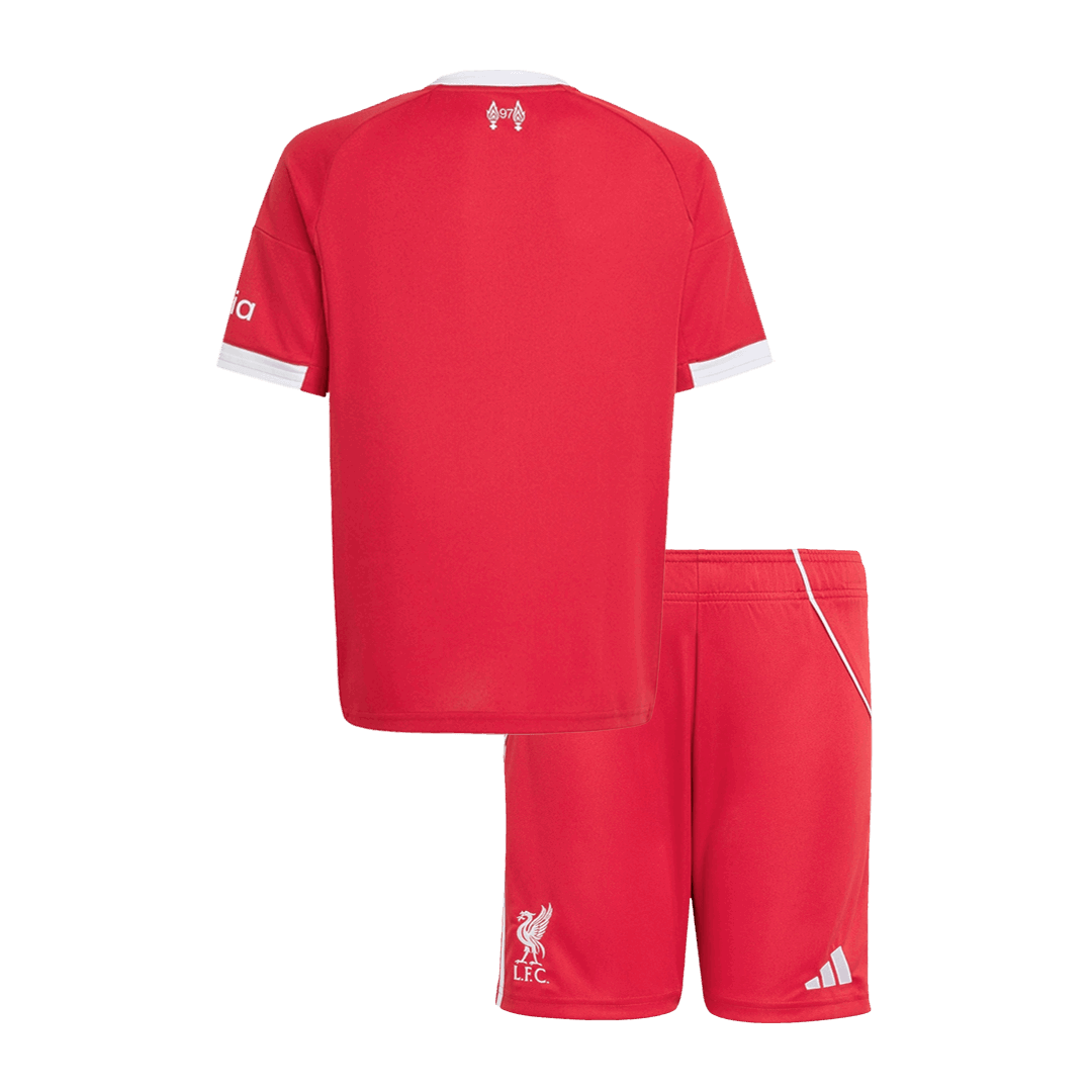 Miniconjunto Liverpool 2025/26 Primera Equipación Niño