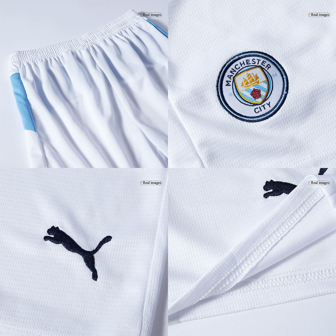 Conjunto Infantil Completo Manchester City 2025/26 Primera Equipación Kids-Camisetas Pasion Shop