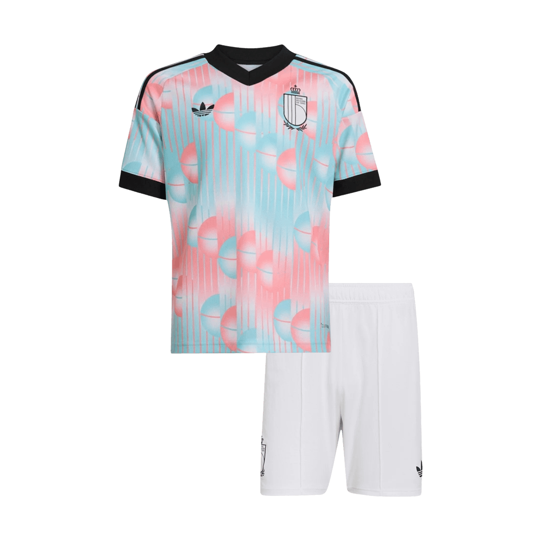 Conjunto Infantil Belgium 2026 Segunda Equipación Copa del Mundo