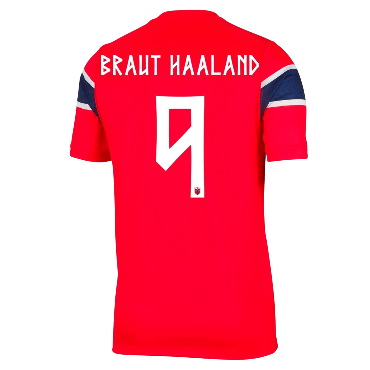 Camiseta Auténtica BRAUT HAALAND #9 Norway 2026 Primera Equipación Copa del Mundo -Versión Jugador