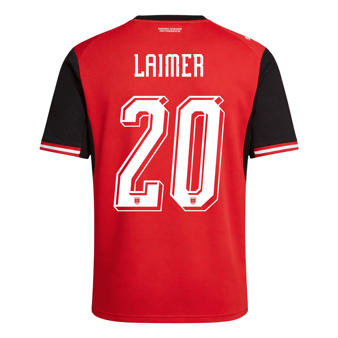 Camiseta LAIMER #20 Austria 2026 Primera Equipación Copa del Mundo - Versión Hincha