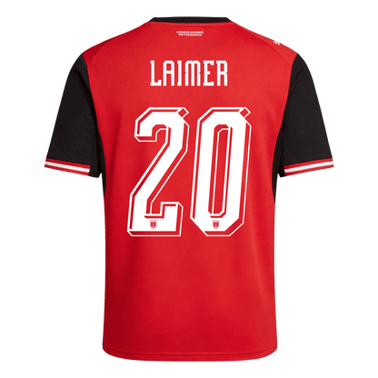 Camiseta LAIMER #20 Austria 2026 Primera Equipación Copa del Mundo - Versión Hincha